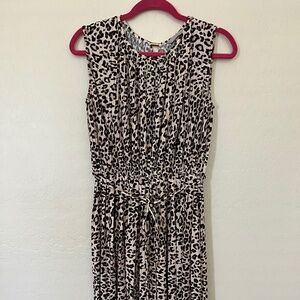 H&M Leopard print Sleeveless dress, Size XS
